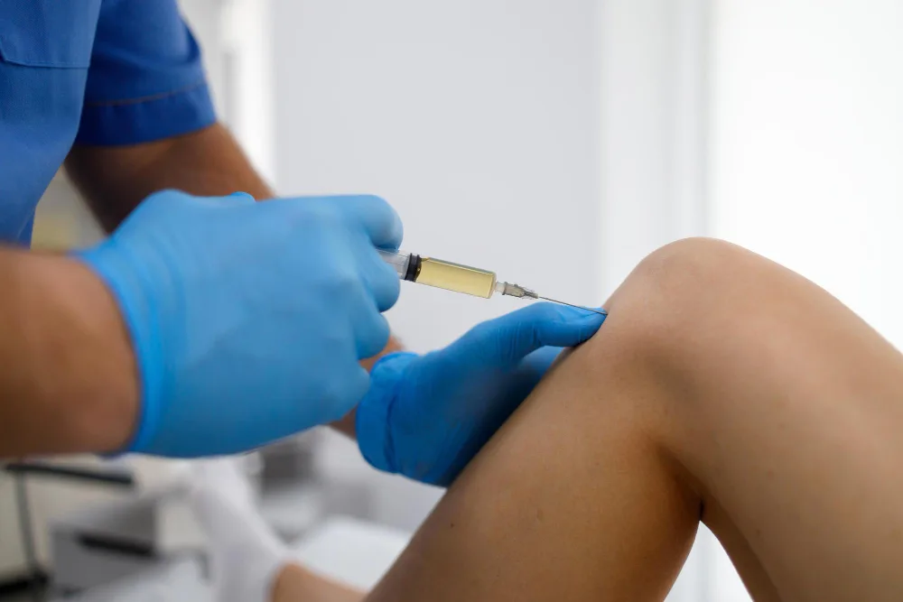 Infiltración con viscosuplementación para rodilla